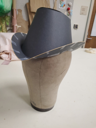 Hard Frame Buckram Hat